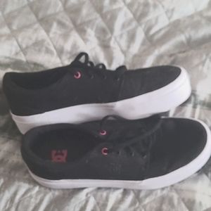 DC brand black and pink sneakers size 10 ladies